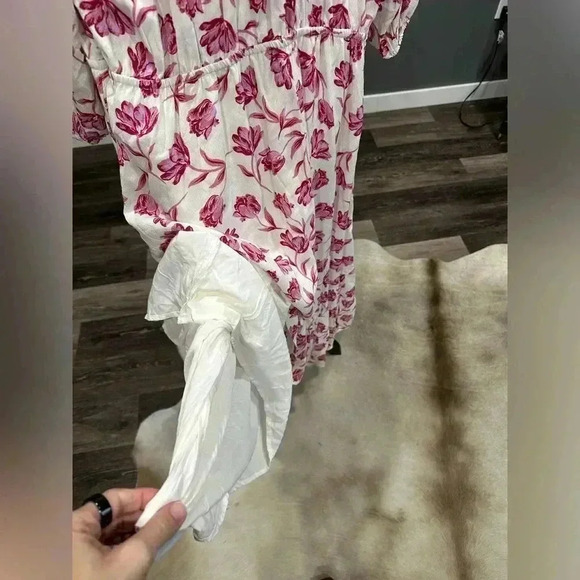 Draper James RSVP Women's Maxi Dress Large Pink Floral Cottagecore Boho NWT - Picture 10 of 10